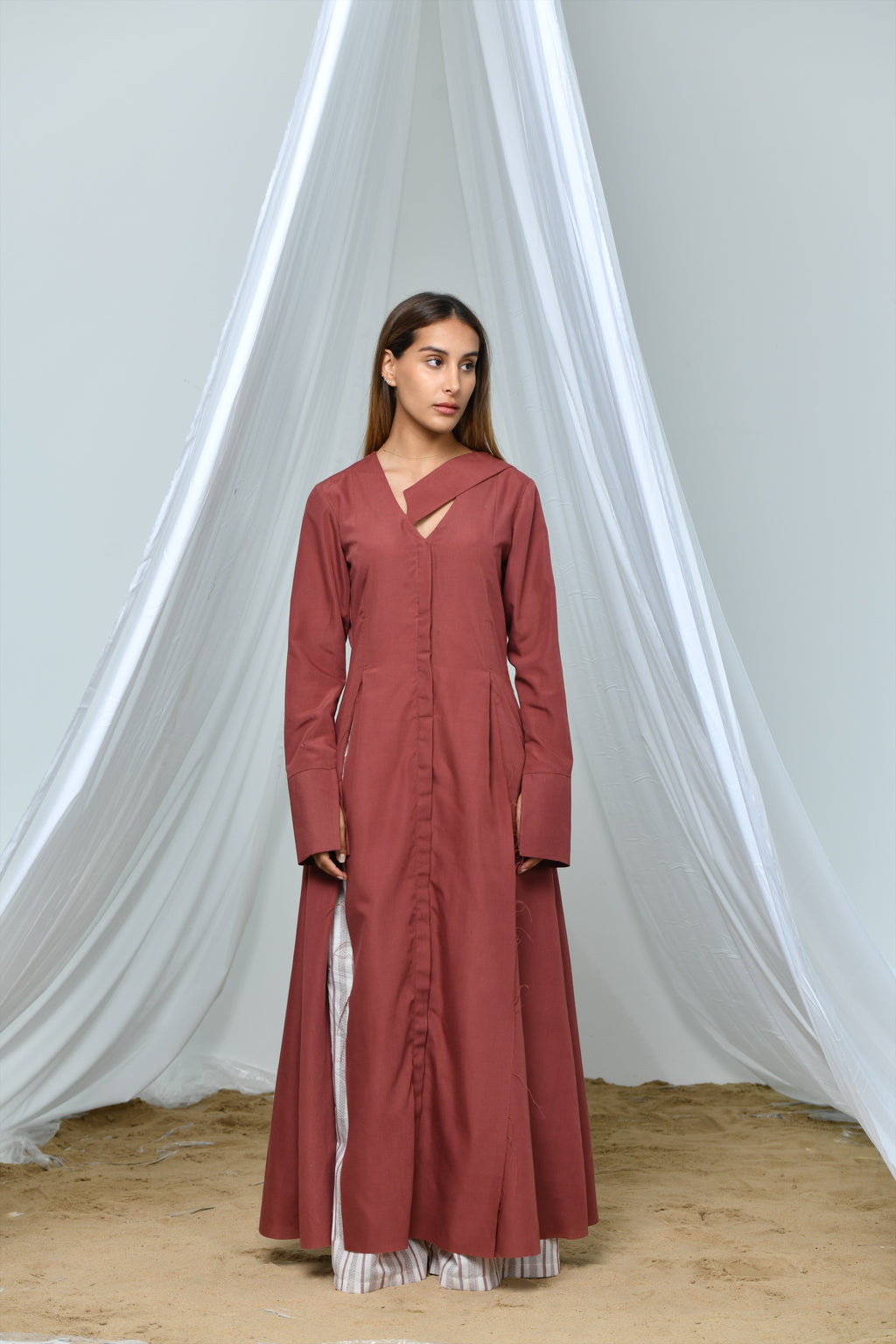 Solia set maroon