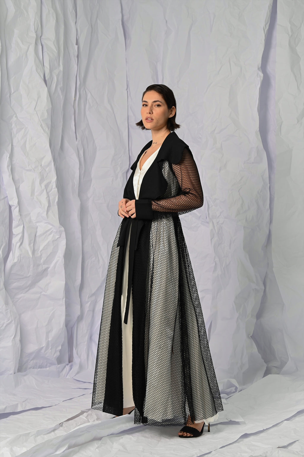 Mesh Silky Dress
