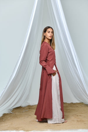 Solia set maroon