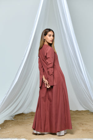 Solia set maroon